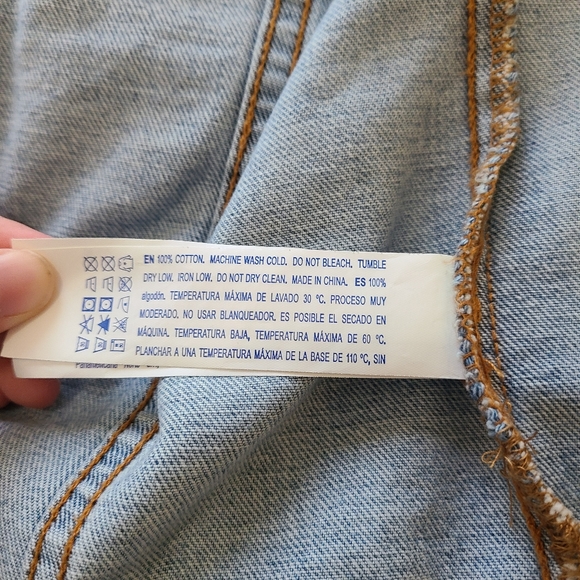 S Forever 21 Jean Jacket with faux fur trim - Picture 12 of 14